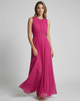 Women’s light blue women's flowing sleeveless maxi dress