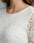 Ella | Maternity Dress Cutout Lace Long Sleeve 8