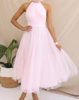 Women’s women's halterneck maxi dress
