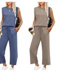 Women’s women's sleeveless lounge set