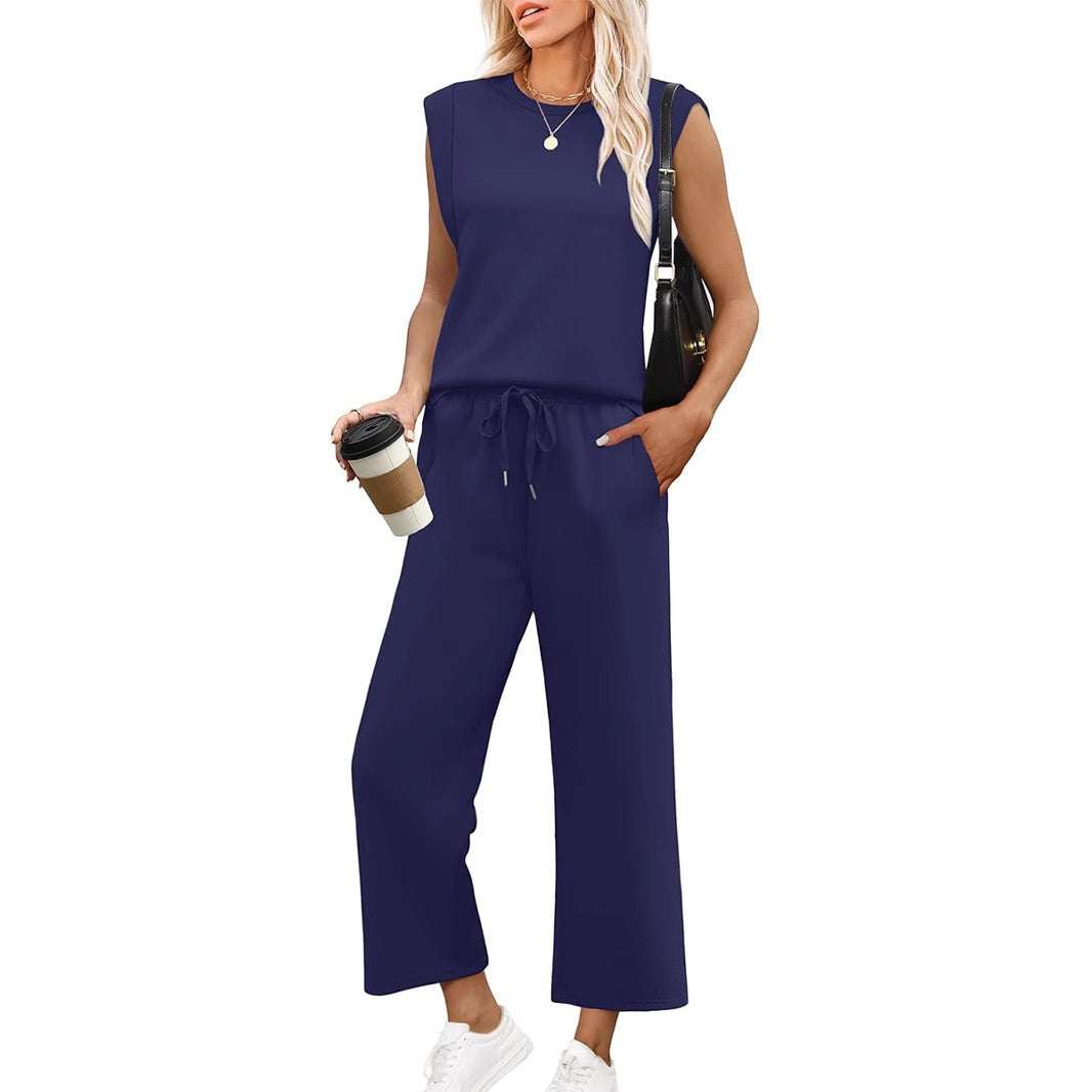 Women’s women's sleeveless lounge set