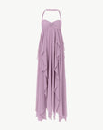 Embellished Open Back Maxi Dress With Mermaid Silhouette 0