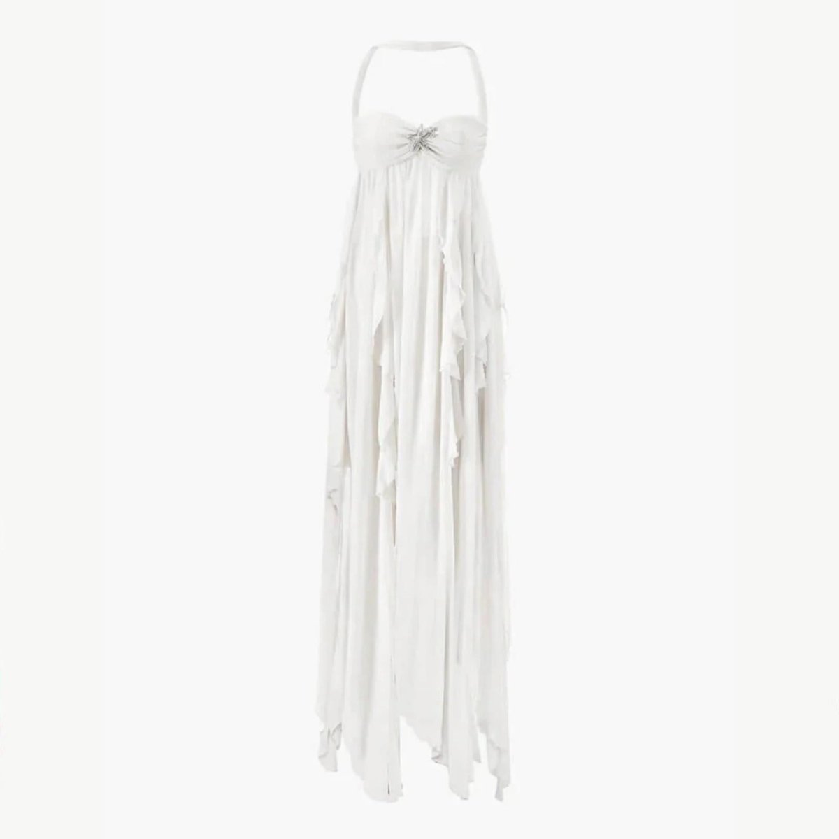 Embellished Open Back Maxi Dress With Mermaid Silhouette 2