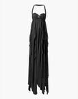 Embellished Open Back Maxi Dress With Mermaid Silhouette 3