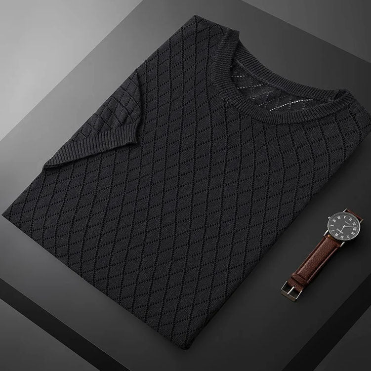 Men’s men's knitted cotton t-shirt