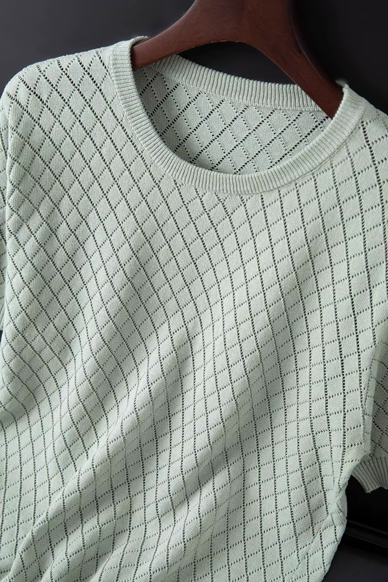 Men’s men's knitted cotton t-shirt