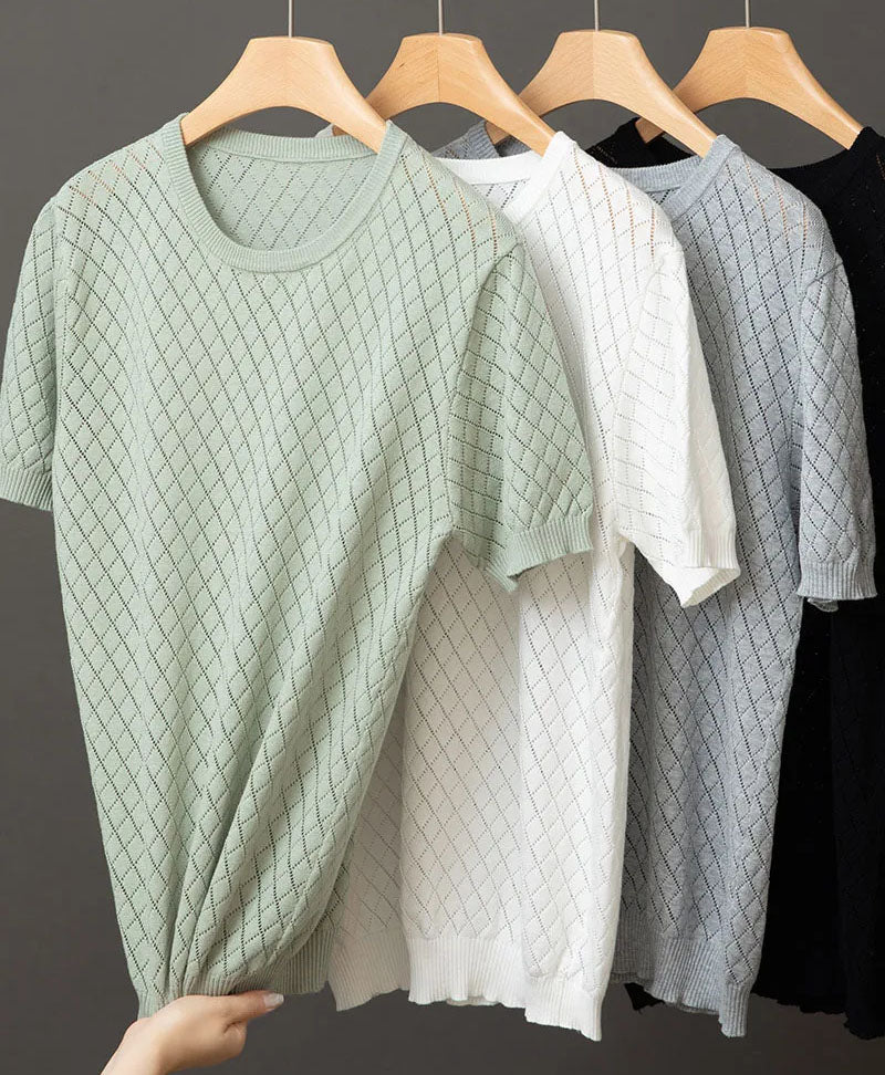 Men’s men's knitted cotton t-shirt