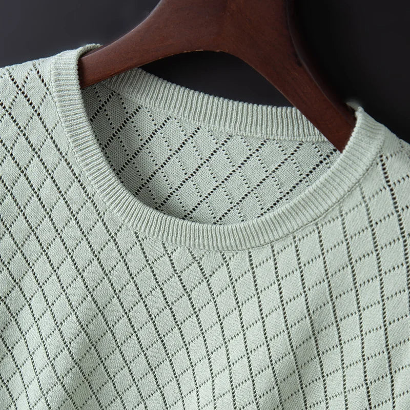 Men’s men's knitted cotton t-shirt