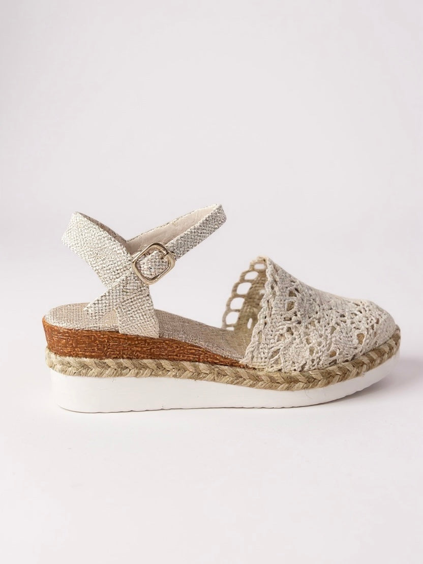 Espadrille Wedge Sandals With Ankle Strap 3