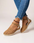 Espadrille Wedge Sandals With Ankle Strap 9