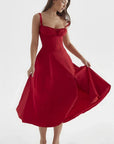 Floral Bustier Summer Dress With Side Slit 4