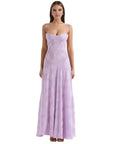 Floral Jacquard Structured Bustier Gown 10