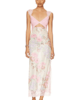 Floral Lace Sheath Dress With Side Slit 8