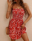 Floral Sundresses for Women A-Line Mini Dress 4