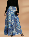 Fresh A-Line Women's Skirt Floral High Waist 6