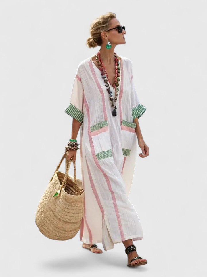 Fresh Maxi Dress With Flattering Relaxed Fit 1
