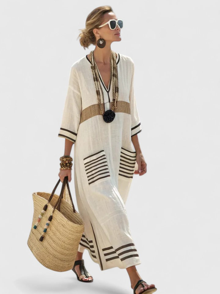 Fresh Maxi Dress With Flattering Relaxed Fit 2