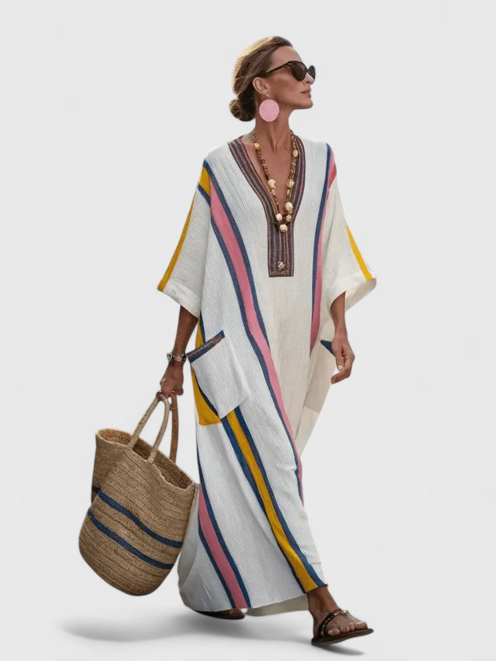 Fresh Maxi Dress With Flattering Relaxed Fit 3