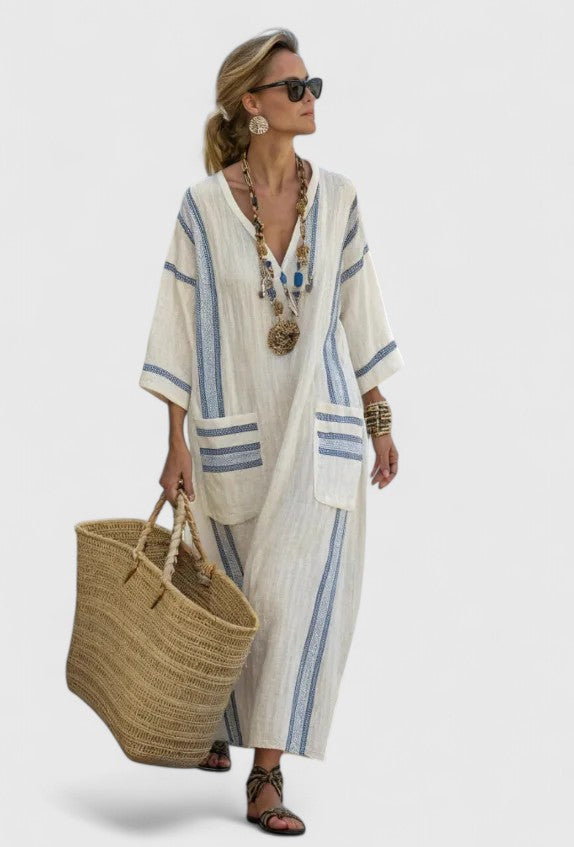 Fresh Maxi Dress With Flattering Relaxed Fit 4