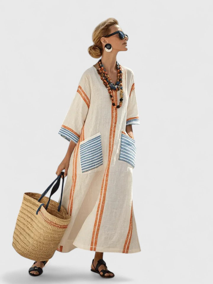 Fresh Maxi Dress With Flattering Relaxed Fit 5