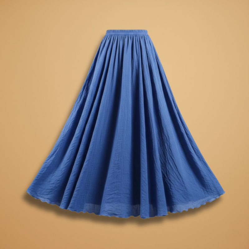 Fresh Maxi Skirt with Gathered Waist Fit 1