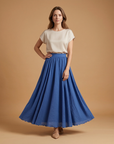 Fresh Maxi Skirt with Gathered Waist Fit 2