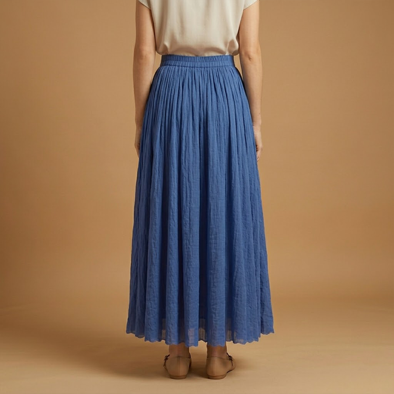 Fresh Maxi Skirt with Gathered Waist Fit 4