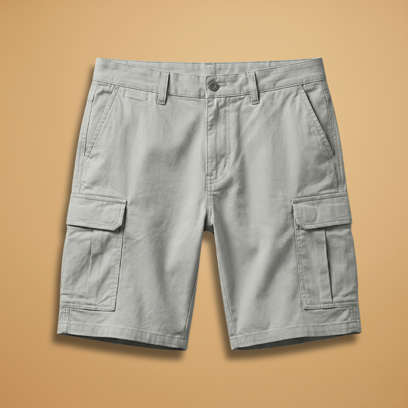 Fresh Men's Cargo Shorts With Knee-Length Fit 1