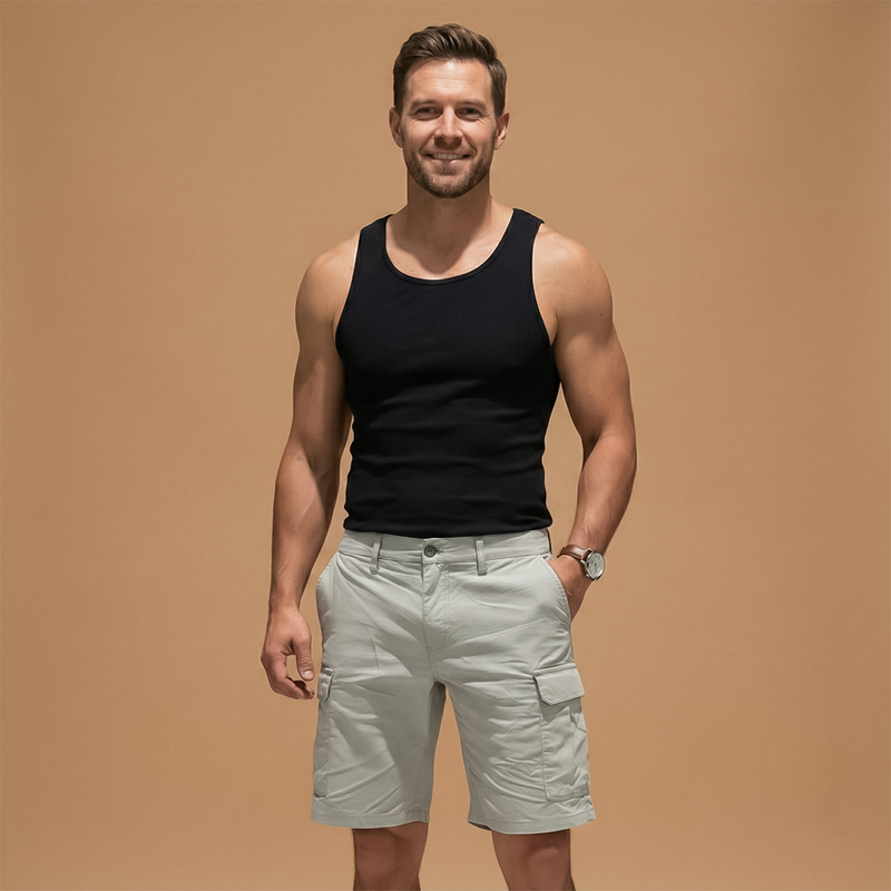Fresh Men's Cargo Shorts With Knee-Length Fit 2