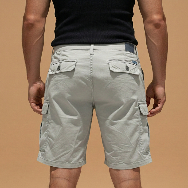 Fresh Men's Cargo Shorts With Knee-Length Fit 3