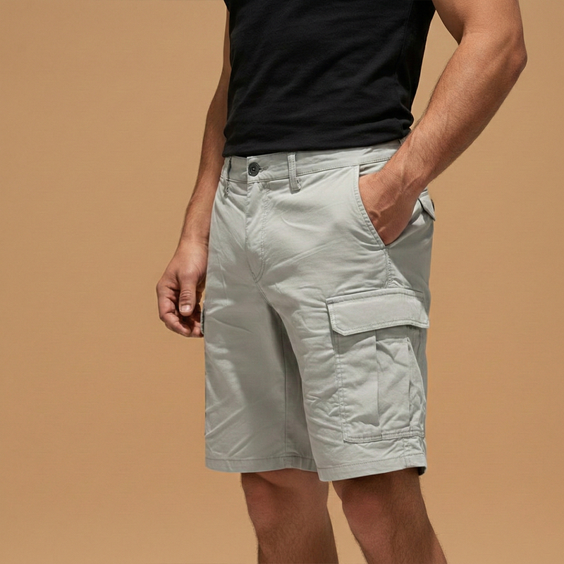 Fresh Men's Cargo Shorts With Knee-Length Fit 4