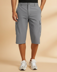 Fresh Men's Cargo Shorts With Knee-Length Pockets 0