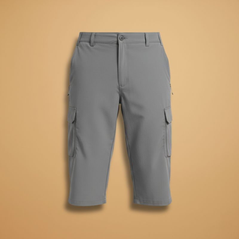 Fresh Men's Cargo Shorts With Knee-Length Pockets 1