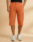 Fresh Men's Cargo Shorts With Knee-Length Pockets 13