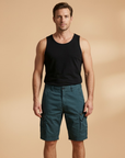 Fresh Men's Cargo Shorts With Zippered Pockets 2