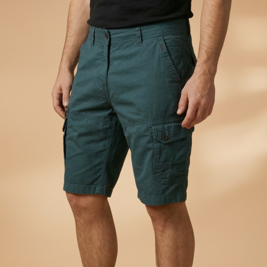 Fresh Men's Cargo Shorts With Zippered Pockets 4