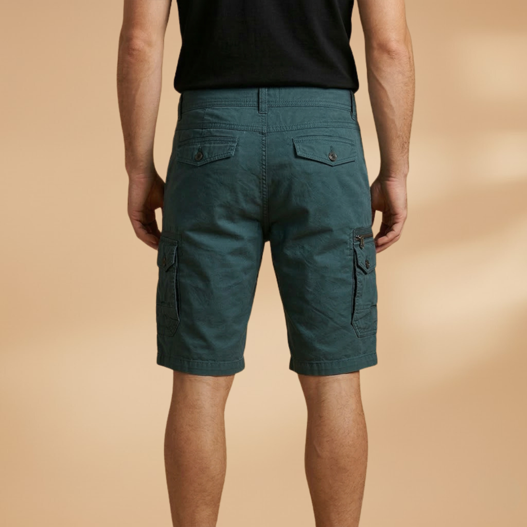 Fresh Men's Cargo Shorts With Zippered Pockets 5