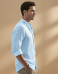 Fresh Men's Shirt Long Sleeve Stand-Up Collar 2