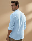 Fresh Men's Shirt Long Sleeve Stand-Up Collar 3