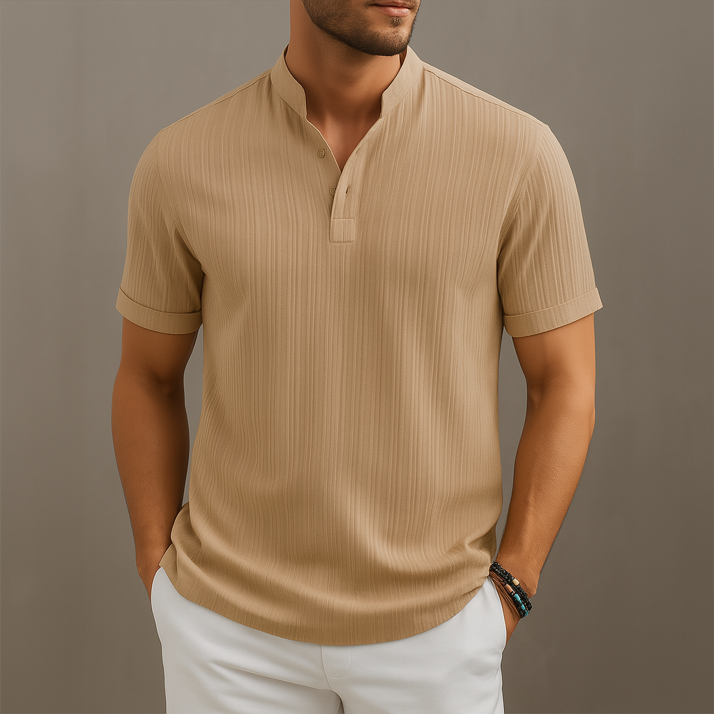 Fresh Men's Shirt With Tailored Collar - Casual Fit 0