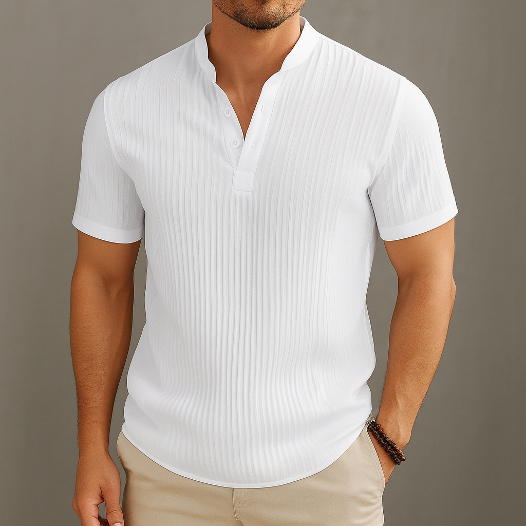 Fresh Men's Shirt With Tailored Collar - Casual Fit 2