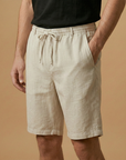Fresh Men's Shorts with Drawstring Waist Relaxed Fit 3