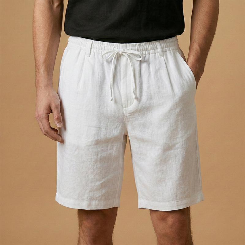 Fresh Men's Shorts with Drawstring Waist Relaxed Fit 6