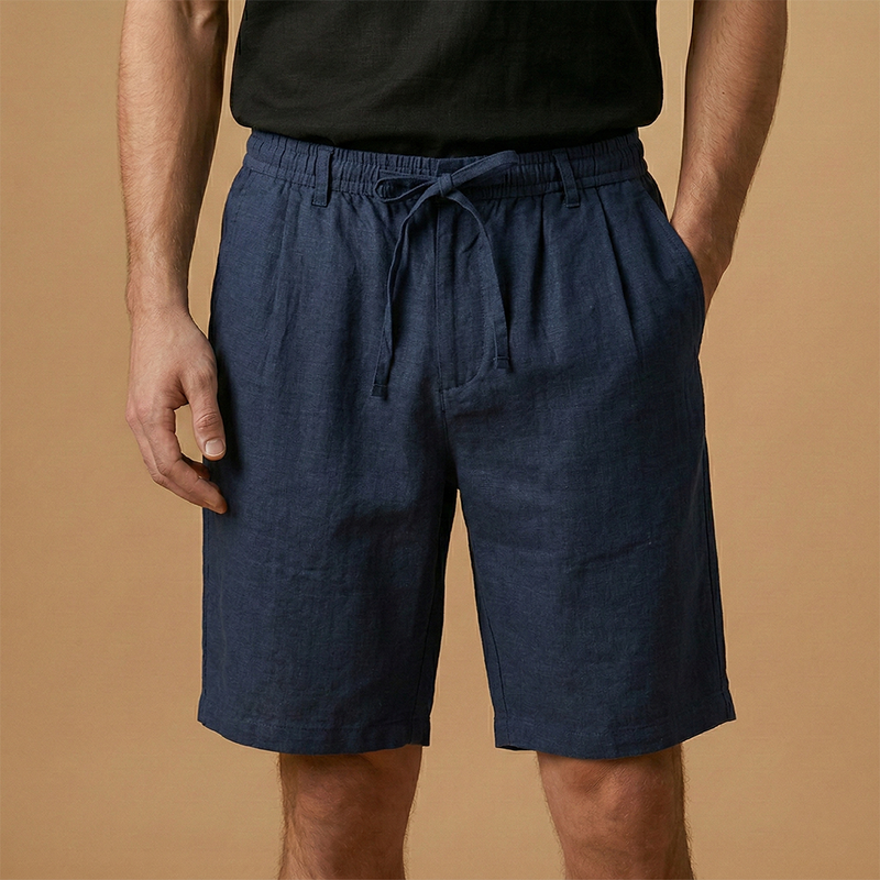 Fresh Men's Shorts with Drawstring Waist Relaxed Fit 9