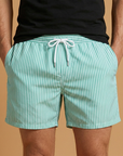 Fresh Men's Swim Trunks With Striped Design 0