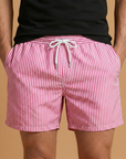 Fresh Men's Swim Trunks With Striped Design 11