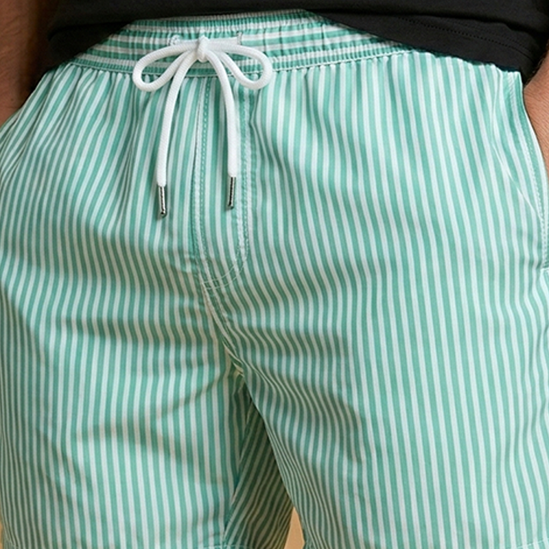 Fresh Men's Swim Trunks With Striped Design 6
