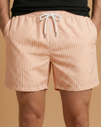 Fresh Men's Swim Trunks With Striped Design 8
