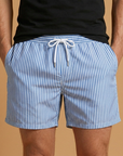 Fresh Men's Swim Trunks With Striped Design 9