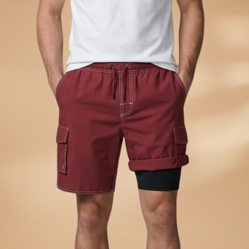Fresh Men's Swim Trunks with Cargo Pockets 0